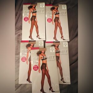 SECRET COLLECTION 5 Silky natural color Pantyhose new sealed size C